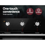 Devanti 60cm Electric Built In Wall Oven Stainless Steel - Appliances > Kitchen Appliances