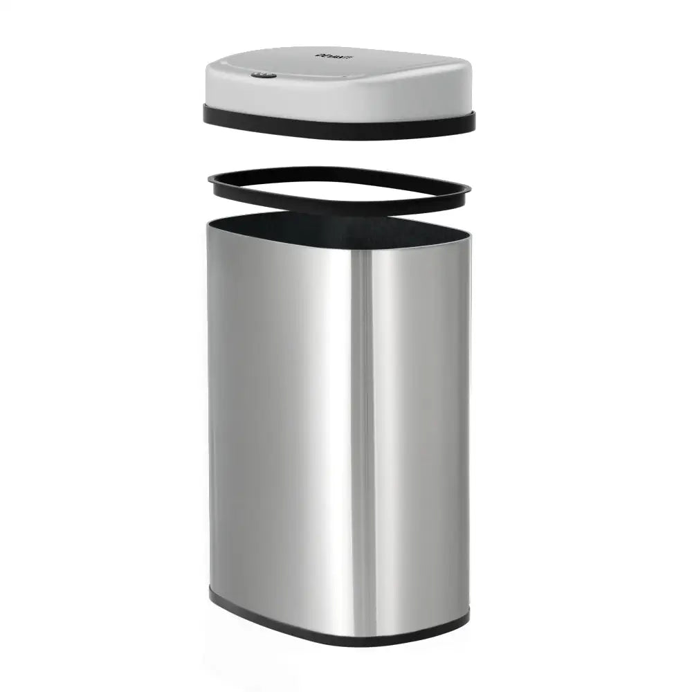 Devanti 60L Sensor Bin Motion Rubbish Automatic Silver - Appliances > Kitchen Appliances