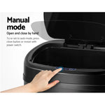 Devanti 68L Motion Sensor Bin Rubbish Automatic Black - Home & Garden > Kitchen Bins