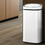 Devanti 68L Motion Sensor Bin Rubbish Automatic White - Home & Garden > Kitchen Bins