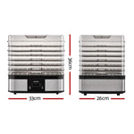 Devanti 7 Trays Food Dehydrator - Appliances > Kitchen Appliances
