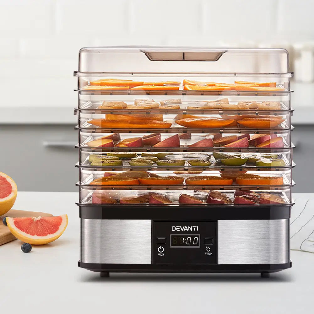 Devanti 7 Trays Food Dehydrator - Appliances > Kitchen Appliances