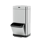 Devanti 70L Motion Sensor Bin Pedal Bins Automatic Siver - Appliances > Appliances Others