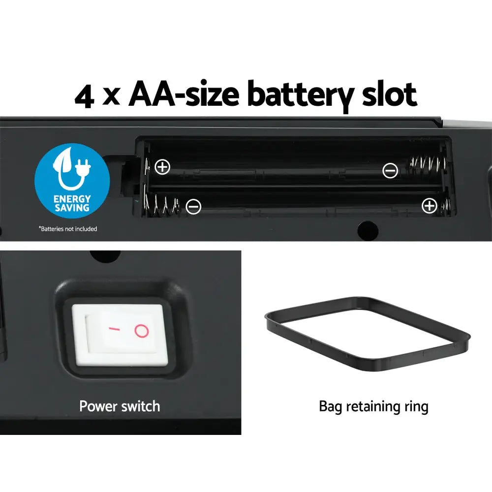 Devanti 70L Motion Sensor Bin Pedal Bins Automatic Siver - Appliances > Appliances Others