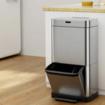 Devanti 70L Motion Sensor Bin Pedal Bins Automatic Siver - Appliances > Appliances Others