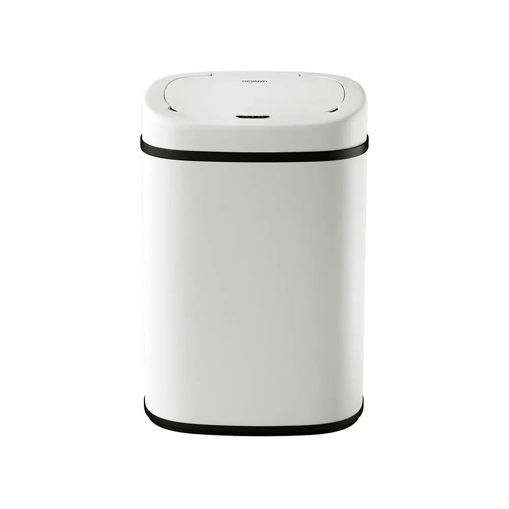 Devanti 82L Motion Sensor Bin Rubbish Automatic White - Appliances > Kitchen Appliances