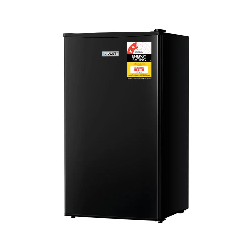Devanti 95L Bar Fridge Black - Appliances > Kitchen Appliances