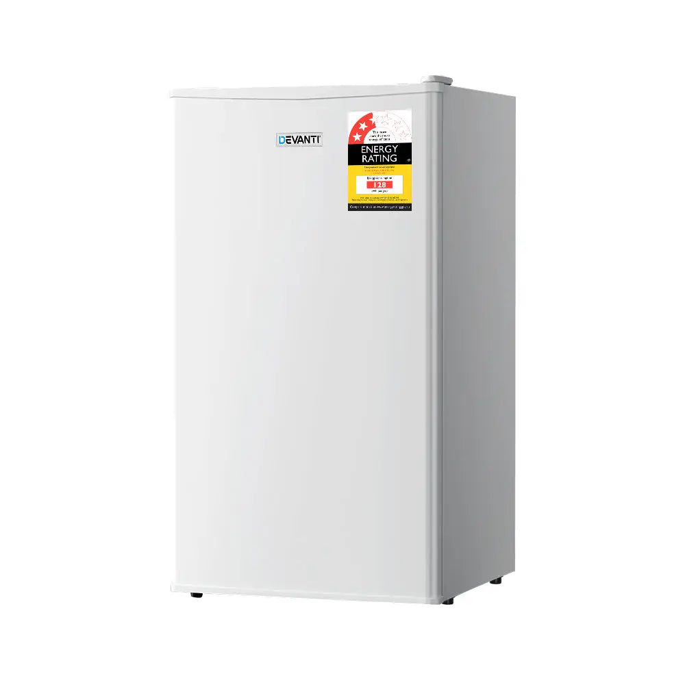 Devanti 95L Bar Fridge White - Appliances > Kitchen Appliances