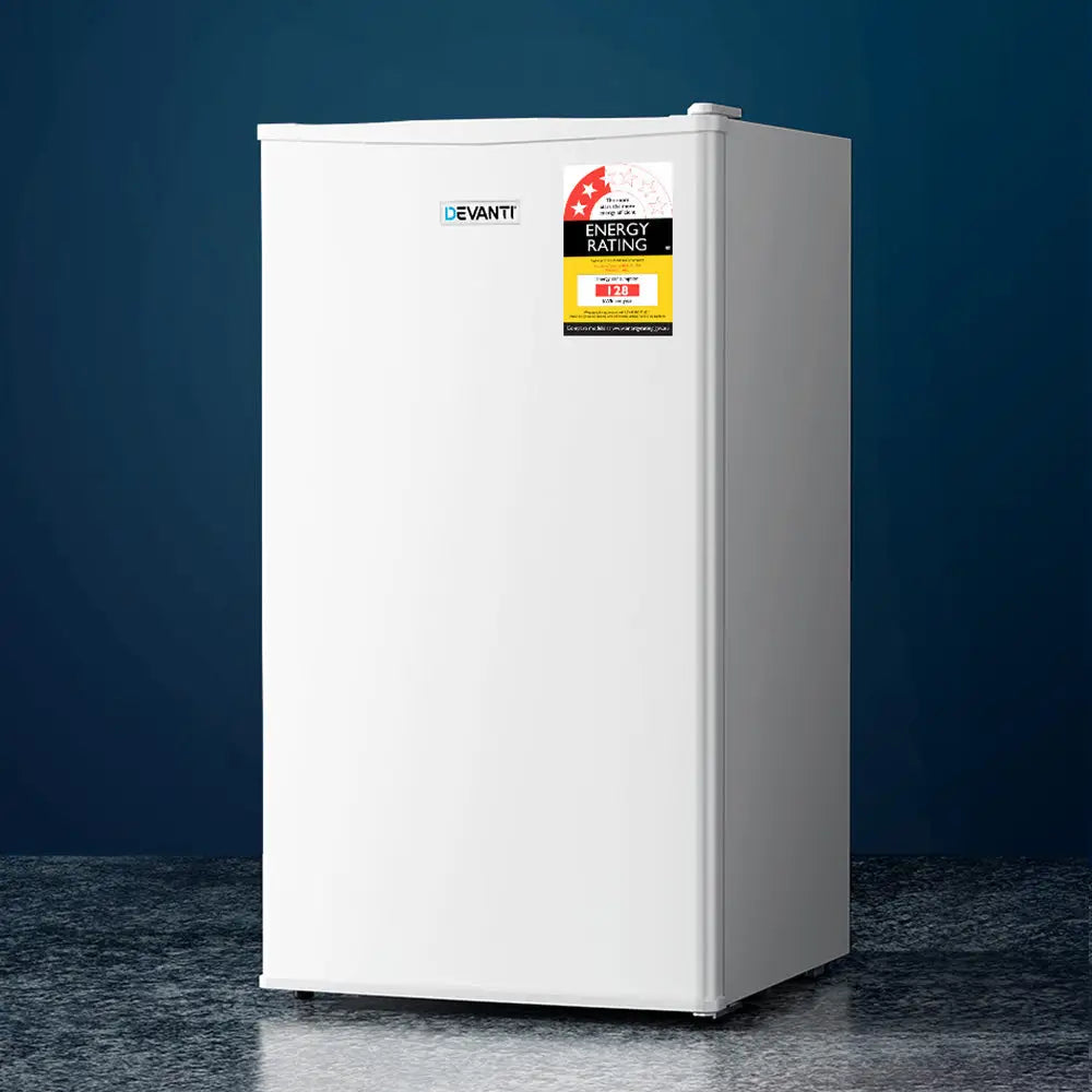 Devanti 95L Bar Fridge White - Appliances > Kitchen Appliances