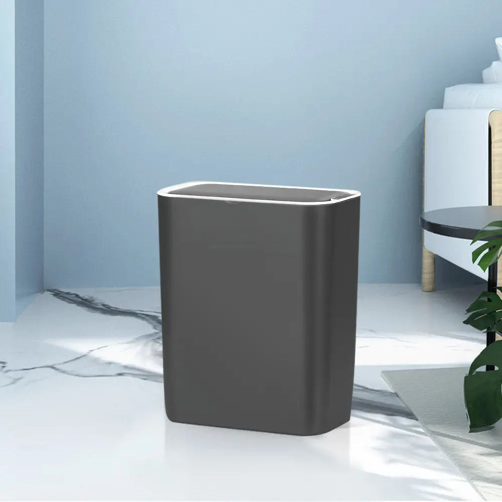 Devanti 9L Motion Sensor Bin Rubbish Automatic Ash Black - Home & Garden > Kitchen Bins