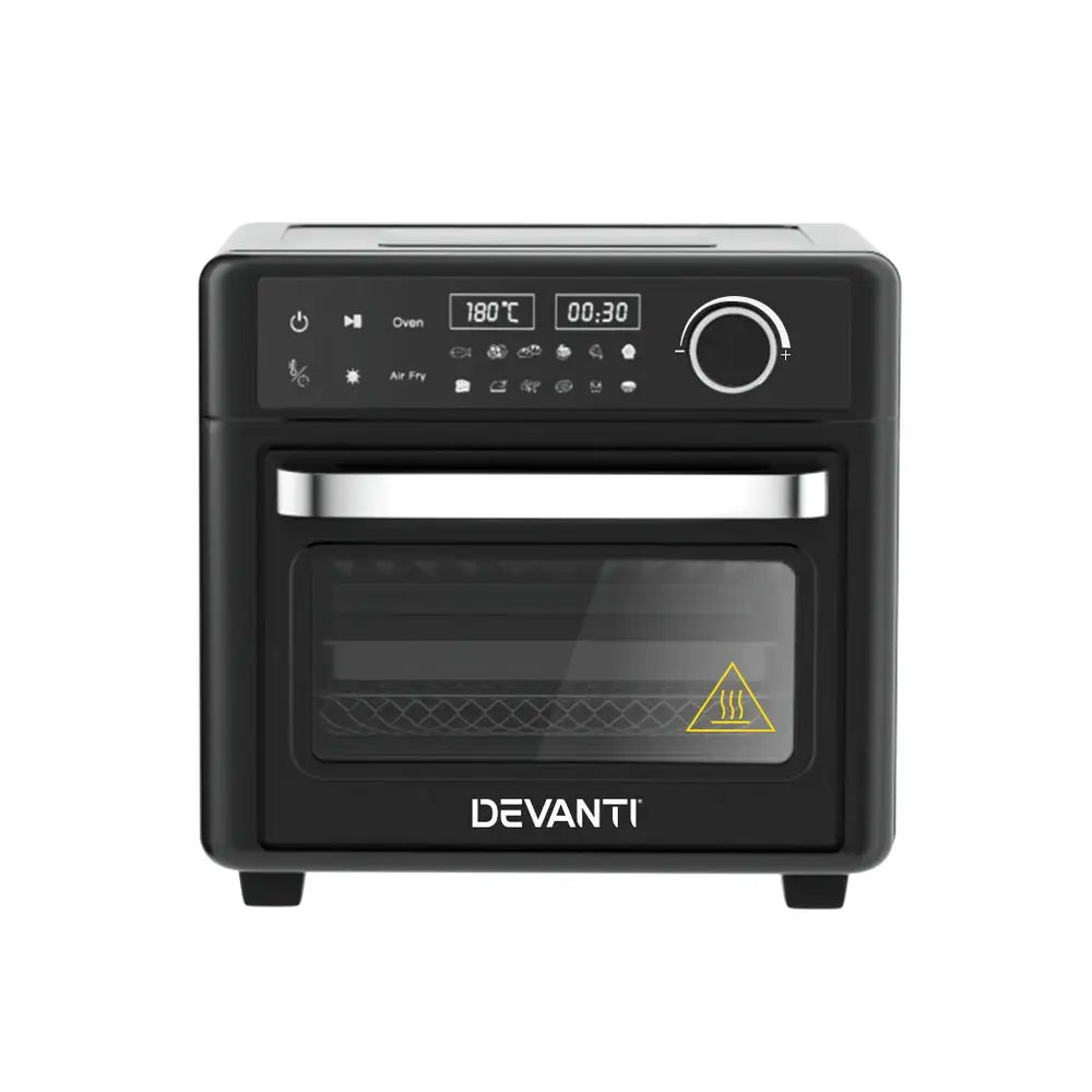 Devanti Air Fryer 15L LCD Fryers Oven - Appliances > Kitchen Appliances