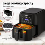 Devanti Air Fryer 8L LCD Fryers - Appliances > Kitchen Appliances