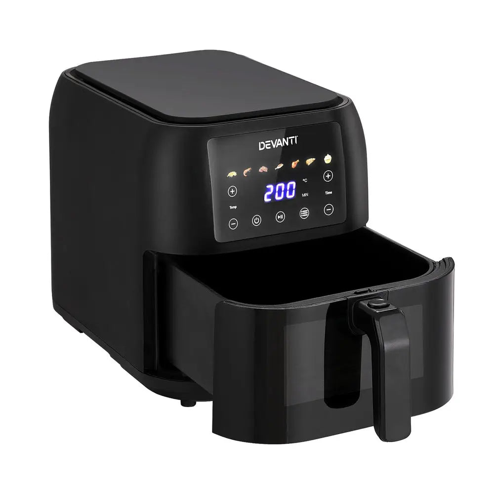 Devanti Air Fryer 8L LCD Fryers - Appliances > Kitchen Appliances