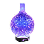 Devanti Aroma Diffuser Aromatherapy 3D Glass 100ml - Appliances > Aroma Diffusers & Humidifiers