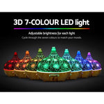Devanti Aroma Diffuser Aromatherapy 3D Glass 400ml - Appliances > Aroma Diffusers & Humidifiers
