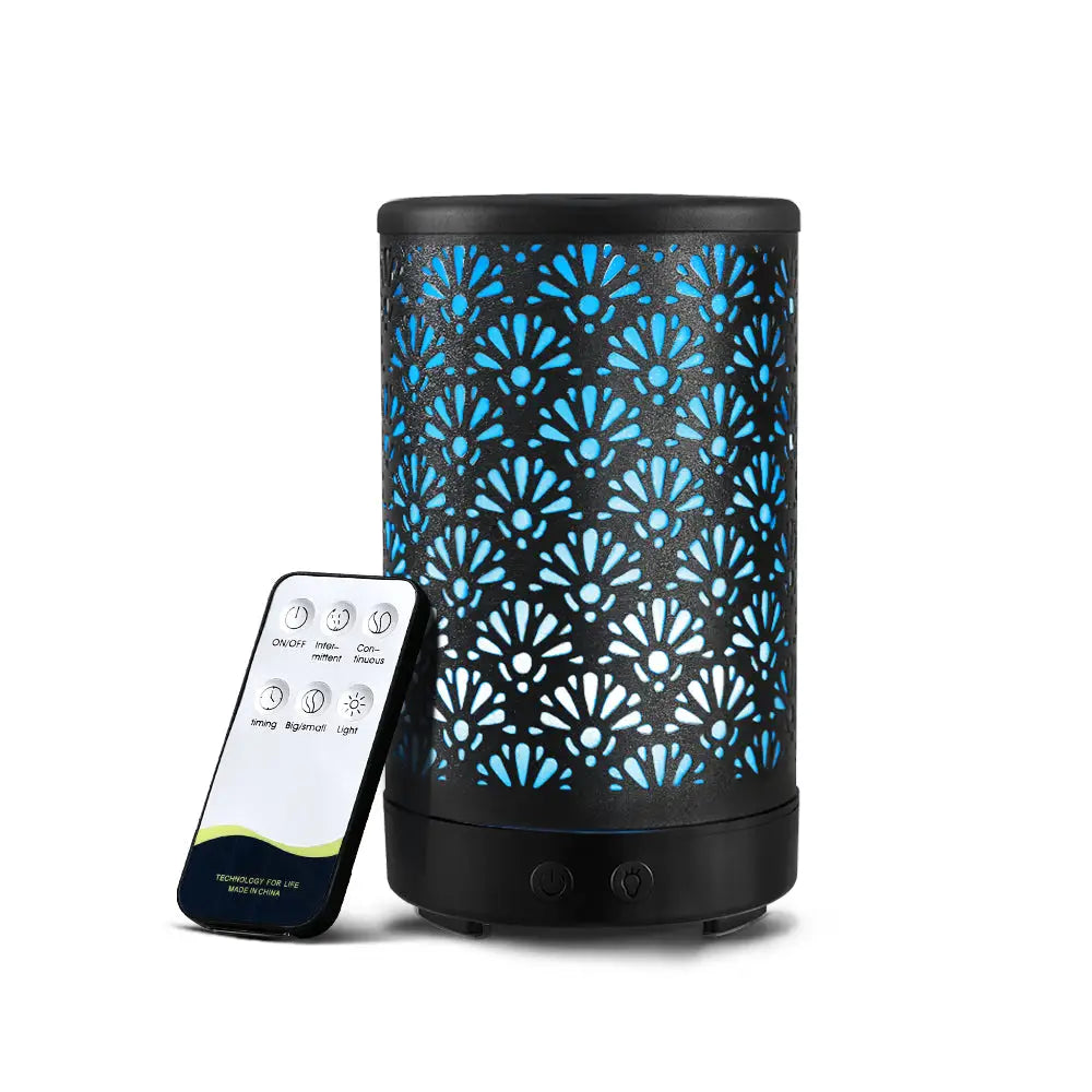 Devanti Aroma Diffuser Aromatherapy Black 100ml - Appliances > Aroma Diffusers & Humidifiers