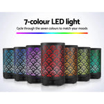 Devanti Aroma Diffuser Aromatherapy Black 100ml - Appliances > Aroma Diffusers & Humidifiers