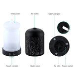Devanti Aroma Diffuser Aromatherapy Black 160ml - Appliances > Aroma Diffusers & Humidifiers