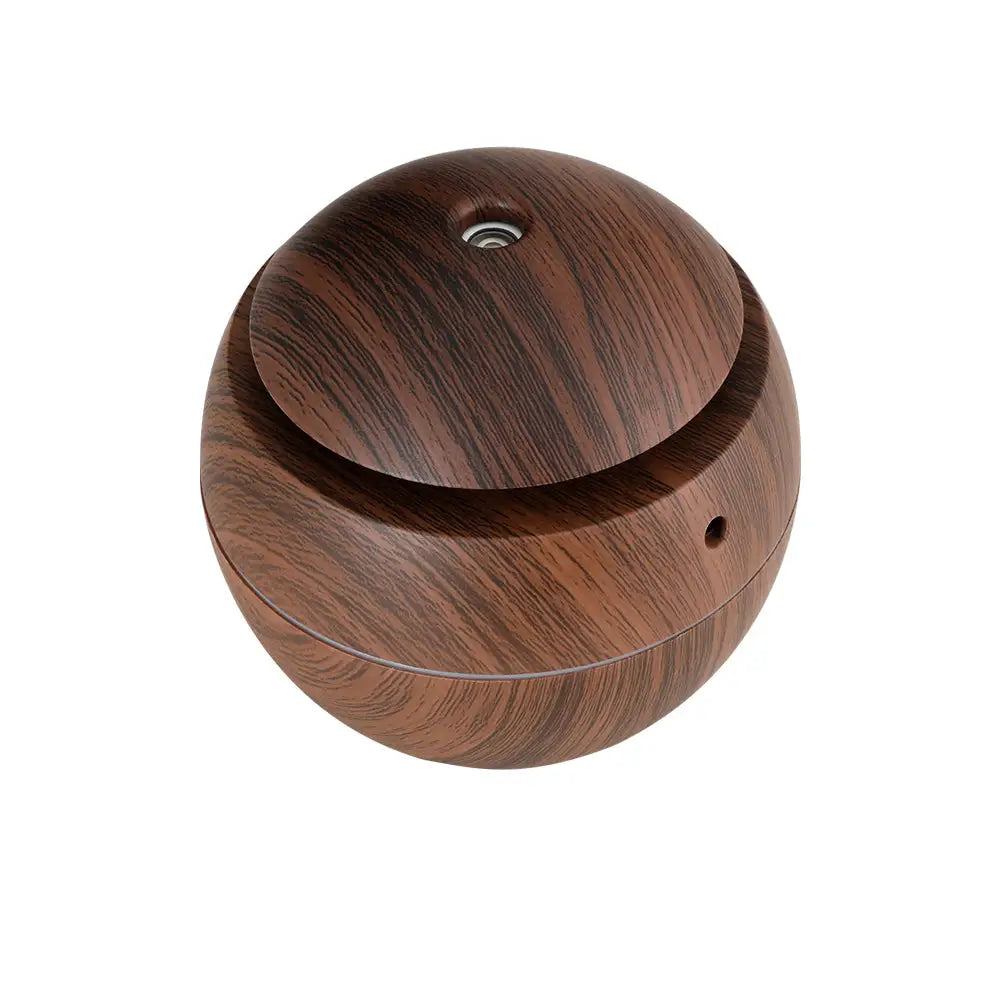 Devanti Aroma Diffuser Aromatherapy Dark Wood 130ml - Appliances > Aroma Diffusers & Humidifiers