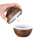 Devanti Aroma Diffuser Aromatherapy Dark Wood 130ml - Appliances > Aroma Diffusers & Humidifiers