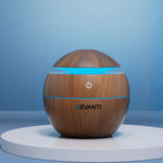 Devanti Aroma Diffuser Aromatherapy Dark Wood 130ml - Appliances > Aroma Diffusers & Humidifiers