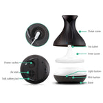 Devanti Aroma Diffuser Aromatherapy Dark Wood 400ml - Appliances > Aroma Diffusers & Humidifiers
