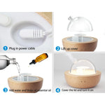 Devanti Aroma Diffuser Aromatherapy Glass 200ml - Appliances > Aroma Diffusers & Humidifiers