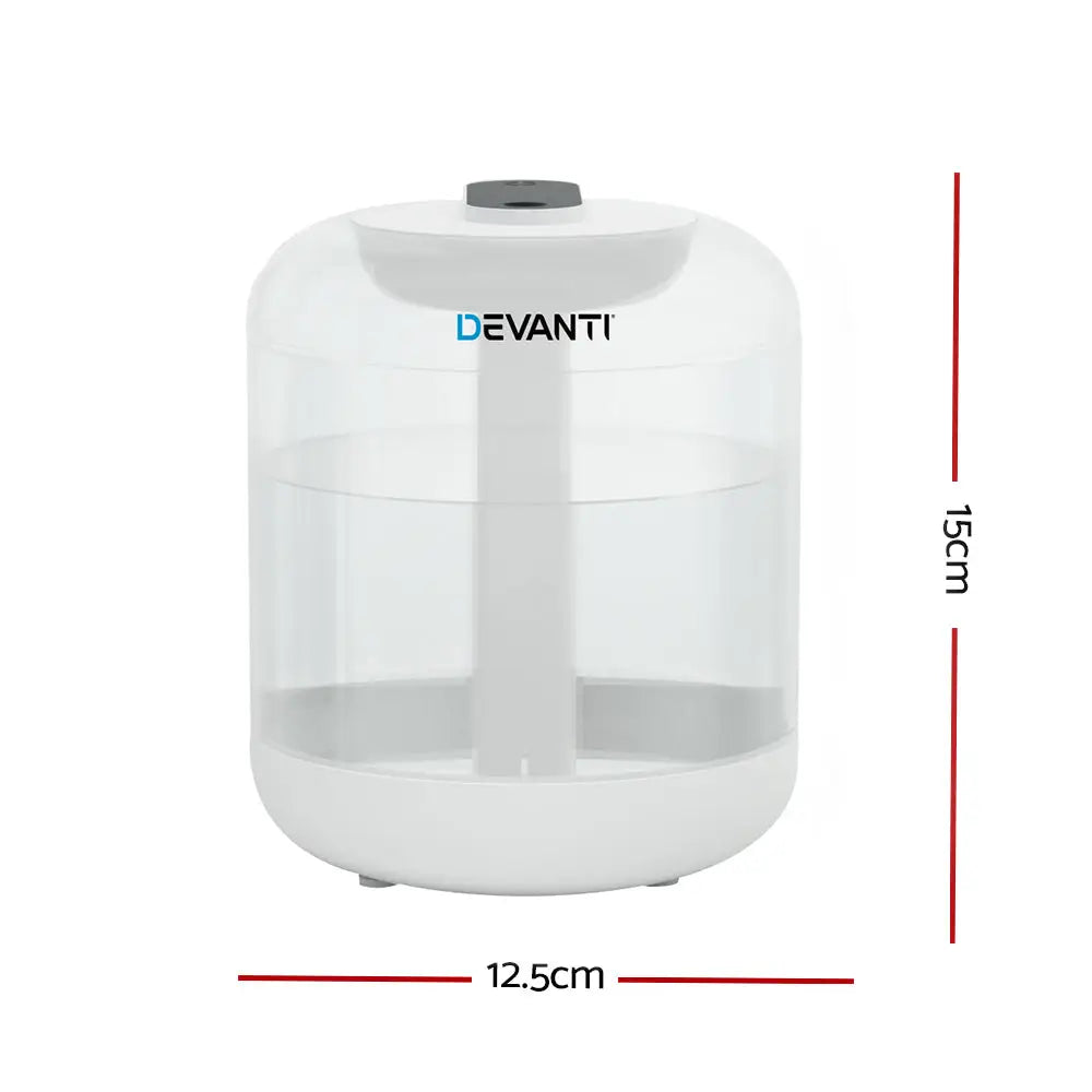 Devanti Aroma Diffuser Aromatherapy Humidifier 1L - Appliances > Aroma Diffusers & Humidifiers