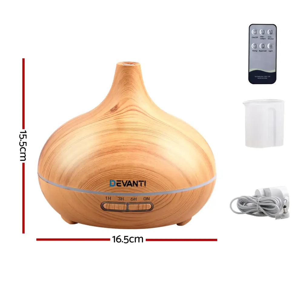 Devanti Aroma Diffuser Aromatherapy Humidifier 300ml - Appliances > Aroma Diffusers & Humidifiers