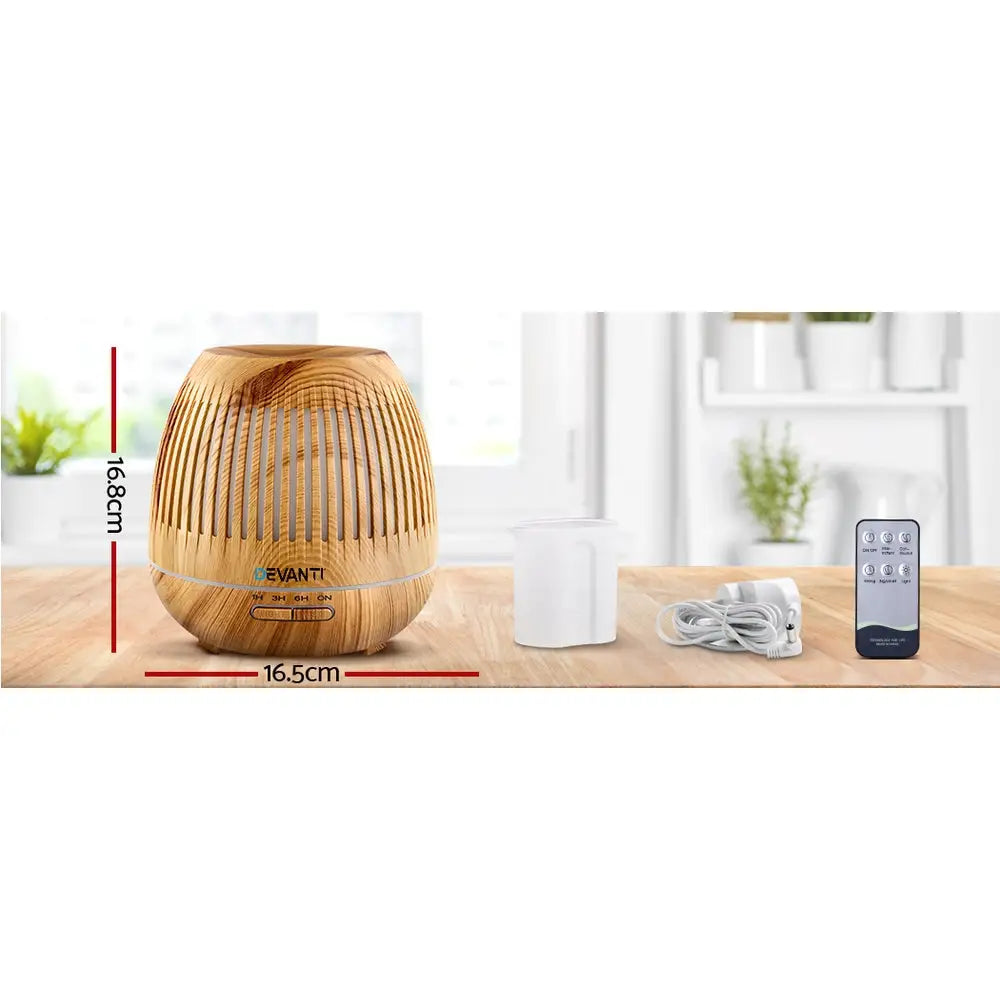 Devanti Aroma Diffuser Aromatherapy Humidifier 400ml - Appliances > Aroma Diffusers & Humidifiers