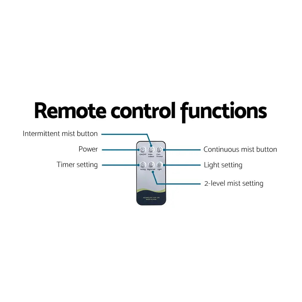 Devanti Aroma Diffuser Aromatherapy Humidifier 400ml - Appliances > Aroma Diffusers & Humidifiers