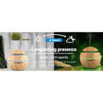 Devanti Aroma Diffuser Aromatherapy Light Wood 130ml - Appliances > Aroma Diffusers & Humidifiers