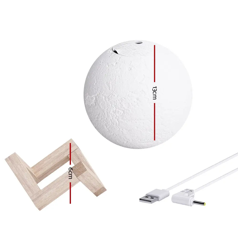 Devanti Aroma Diffuser Aromatherapy Moon Lamp 880ml - Appliances > Aroma Diffusers & Humidifiers