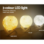 Devanti Aroma Diffuser Aromatherapy Moon Lamp 880ml - Appliances > Aroma Diffusers & Humidifiers