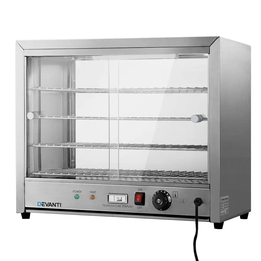 Devanti Commercial Food Warmer Hot Display Showcase 64cm - Appliances > Appliances Others