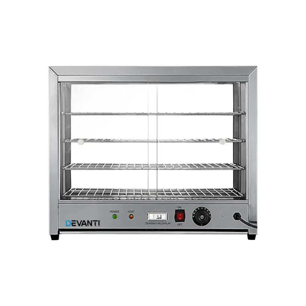Devanti Commercial Food Warmer Hot Display Showcase 64cm - Appliances > Appliances Others