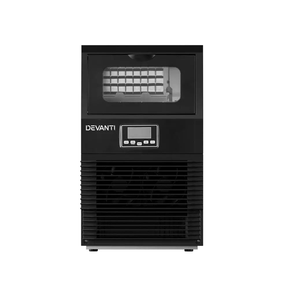 Devanti Commercial Ice Maker Cube Machine 30kg - Appliances > Kitchen Appliances