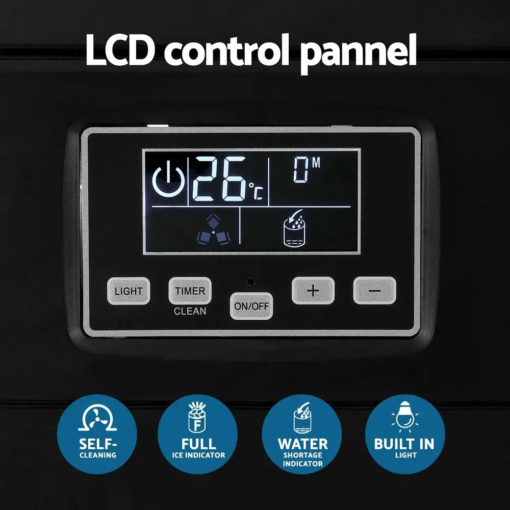 Devanti Commercial Ice Maker Cube Machine 30kg - Appliances > Kitchen Appliances