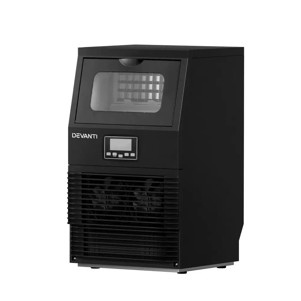 Devanti Commercial Ice Maker Cube Machine 30kg - Appliances > Kitchen Appliances