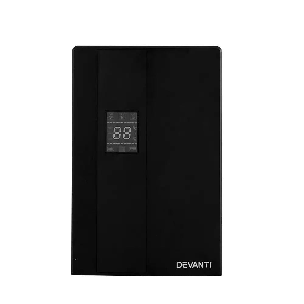 Devanti Dehumidifier 2L Air Purifier Black - Appliances > Aroma Diffusers & Humidifiers