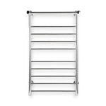 Devanti Electric Heated Towel Rail Rack 14 Bars Wall Mounted Clothes Dry Warmer - Home & Garden > Laundry & Cleaning >