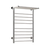 Devanti Electric Heated Towel Rail Rack 14 Bars Wall Mounted Clothes Dry Warmer - Home & Garden > Laundry & Cleaning >