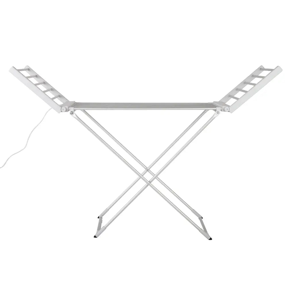 Devanti Electric Heated Towel Rail Rack 18 Bars Freestanding Clothes Dry Warmer - Home & Garden > DIY