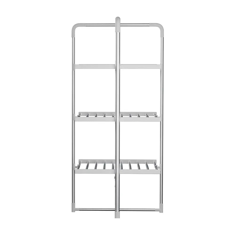 Devanti Electric Heated Towel Rail Rack 30 Bars Foldable Clothes Dry Warmer - Home & Garden > Bathroom Accessories