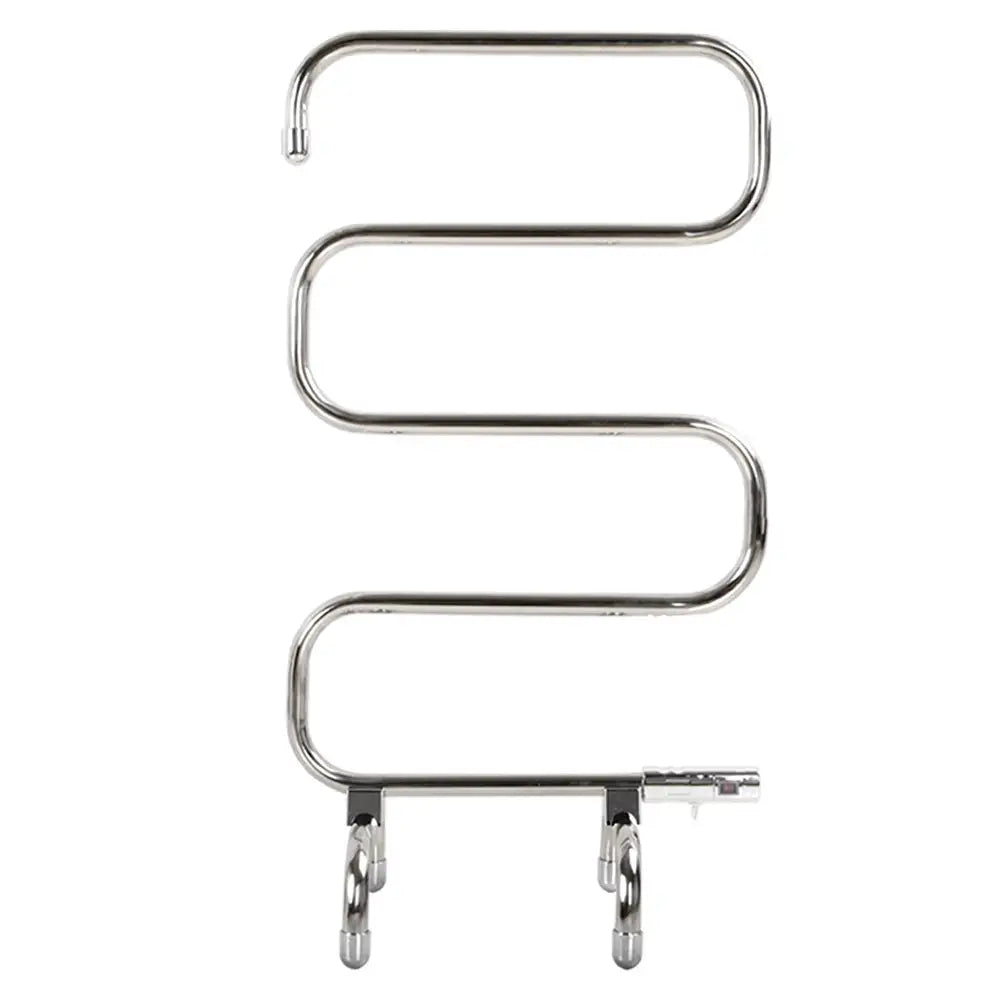 Devanti Electric Heated Towel Rail Rack 5 Bars Freestanding Clothes Dry Warmer - Home & Garden > Laundry & Cleaning >