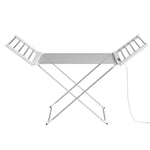 Devanti Foldable Electric Heated Towel Rail Rack with 24H Timer - Home & Garden > Laundry & Cleaning > Drying Racks &