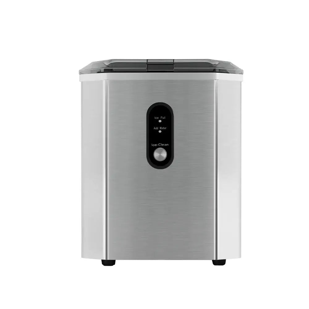 Devanti Portable Ice Maker Machine Ice Cube 12kg Bar Countertop Stainless Steel - Appliances > Kitchen Appliances