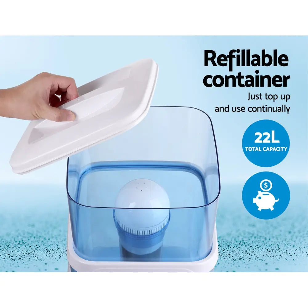 Devanti Water Cooler Dispenser 22L Filter Bottle - Appliances > Kitchen Appliances > Water Dispensers