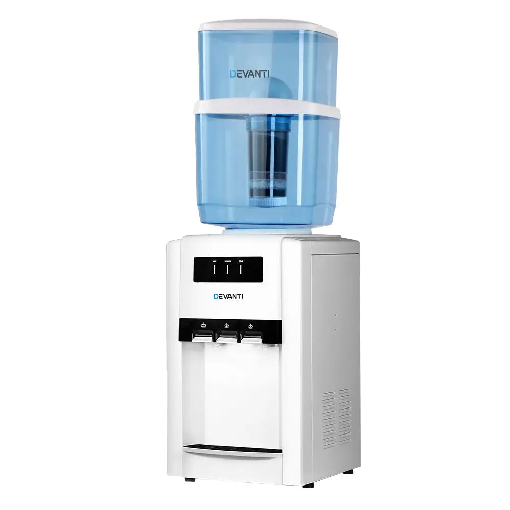 Devanti Water Cooler Dispenser Bench Top 22L - Appliances > Kitchen Appliances > Water Dispensers