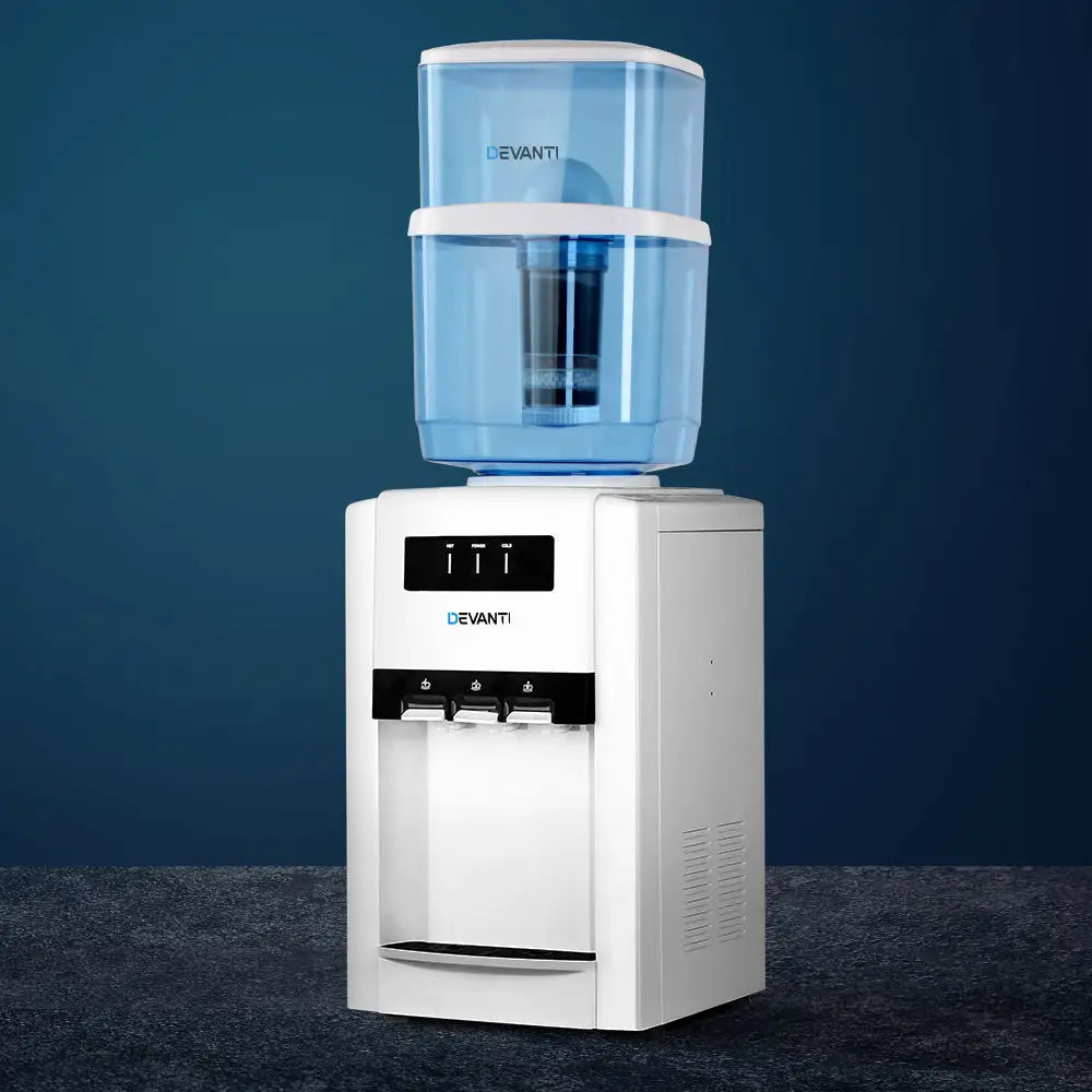 Devanti Water Cooler Dispenser Bench Top 22L - Appliances > Kitchen Appliances > Water Dispensers